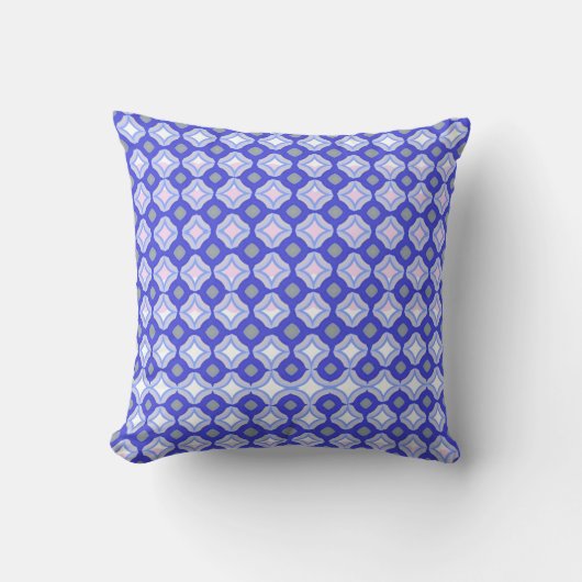 Royal Blue Throw Pillow クッション (正面)