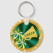 Royal Blue, Yellow Gold Cheap, Cheerleading Favors キーホルダー (裏面)