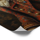 Royal Brittany Spaniel Portrait ポスター (角)