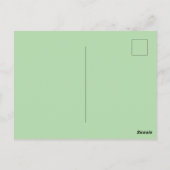 Royal Cabbage Samurai Warrior with War Fan Illustr ポストカード (裏面)