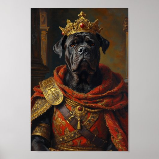 Royal Cane Corso Portrait ポスター (正面)
