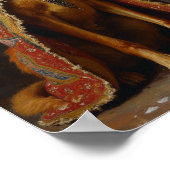 Royal Carolina Dog Portrait ポスター (角)