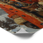 Royal Chinook Portrait ポスター (角)