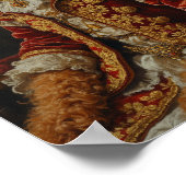 Royal Cockapoo Portrait ポスター (角)