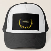 Royal confidence Crown with KING Text Outdoor-Cap  キャップ (正面)