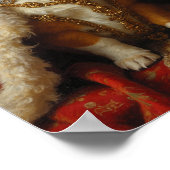 Royal Corgi Portrait ポスター (角)