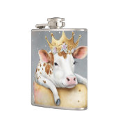 Royal Cow Dreaming on Cheese Throne                フラスク (左)