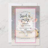 Royal Cow Dreaming on Cheese Throne 招待状 (正面)