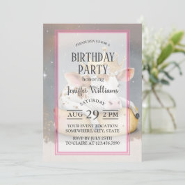 Royal Cow Dreaming on Cheese Throne                招待状