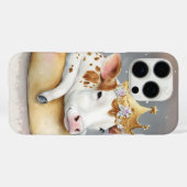 Royal Cow Dreaming on Cheese Throne                Case-Mate iPhoneケース (裏面 (横))