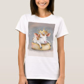 Royal Cow Dreaming on Cheese Throne Tシャツ (正面)