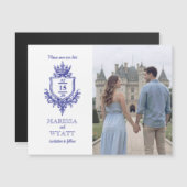 Royal Crest w/ Crown Medieval Magnetic Card (正面/裏面)