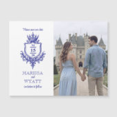 Royal Crest w/ Crown Medieval Magnetic Card (正面)