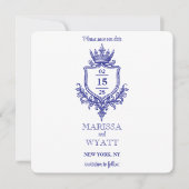 Royal Crest w/ Crown Medieval or Fantasy セーブザデート (正面)