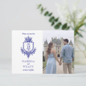 Royal Crest w/ Crown Medieval or Fantasy セーブザデート (スタンド正面)