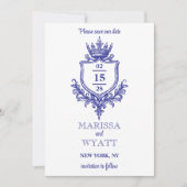 Royal Crest w/ Crown Medieval or Fantasy セーブザデート (正面)