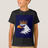 Royal Crown Eagle Boys Graphic T-Shirt Tシャツ (正面)