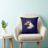 Royal Crown Eagle Decorative Pillow クッション (椅子)