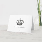 Royal Crown Greeting Card カード (裏面)