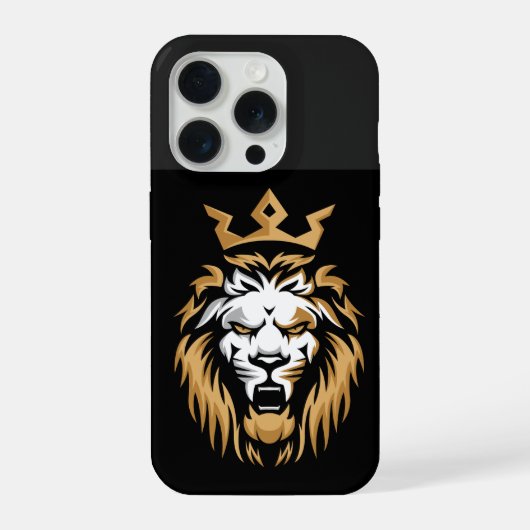 Royal Crown Lion iPhone 15 Pro Max Case iPhoneケース (裏面)