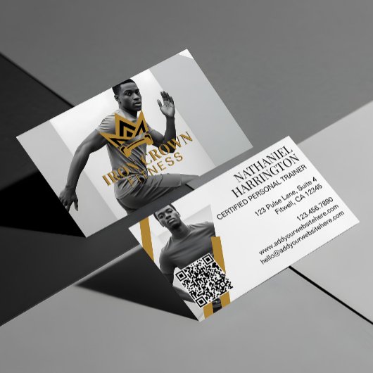 Royal Crown Trendy Fitness Personal Trainer Photo  名刺