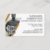 Royal Crown Trendy Fitness Personal Trainer Photo  名刺 (裏面)