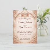 Royal Crown Wedding Invitation 招待状 (スタンド正面)