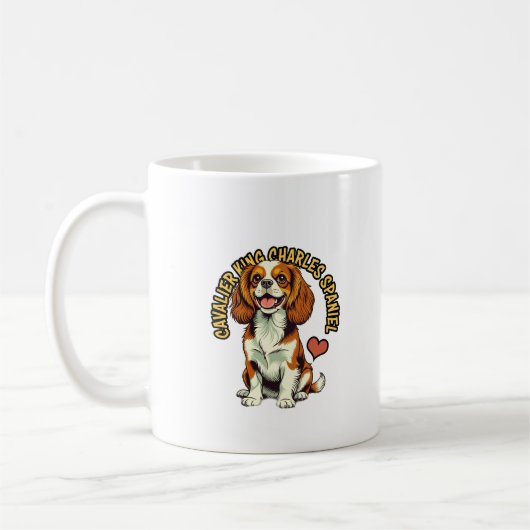 Royal Decree: The "Comforter" Spaniel Coffee Mug コーヒーマグカップ (左)