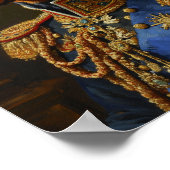 Royal Doberman Portrait ポスター (角)