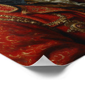 Royal English Foxhound Portrait ポスター (角)