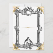 Royal Fantasy Medieval Wedding  招待状 (裏面)