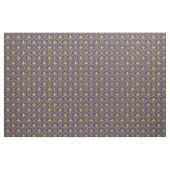Royal Fleur-de-Lis Purple and Gold Pattern ファブリック (ファットクウォーター)