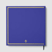 Royal Fleur di Lis foil Scrapbook Photo Album ゲストブック (裏面)