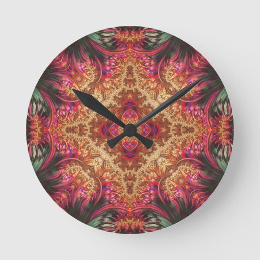 Royal Fractal | Round Wall Clock ラウンド壁時計 (正面)