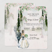 Royal Garden Save The Date 招待状 (正面/裏面)