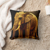 Royal Gilded Elephant クッション (ブランケット)