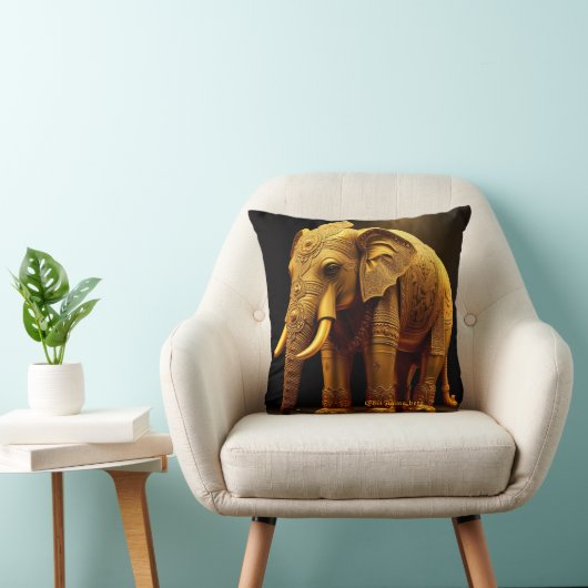 Royal Gilded Elephant クッション (椅子)
