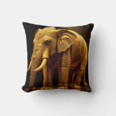 Royal Gilded Elephant クッション (正面)