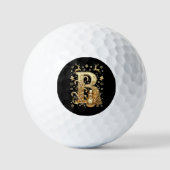 Royal Gold B Luxury Snowman Golf Balls Pack ゴルフボール (正面)
