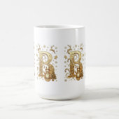 Royal Gold B Luxury Snowman Magic Mug モーフィングマグカップ (中央)