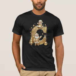 Royal Gold C Luxury Santa Men's T-Shirt  Tシャツ