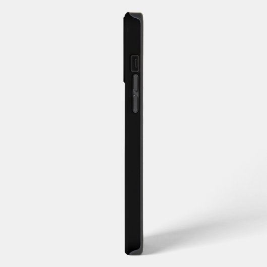 Royal Gold Letter A Luxury Black iPhone 13 Pro Max iPhoneケース (左側面)