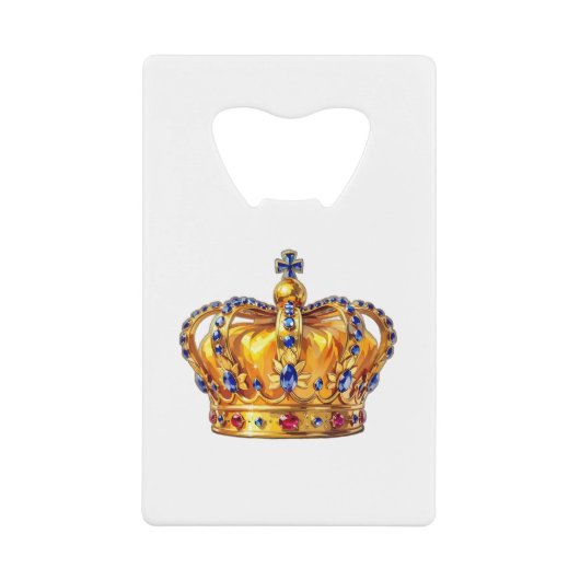 Royal golden crown クレジットカード栓抜き (正面)