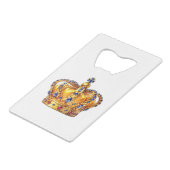 Royal golden crown クレジットカード栓抜き (正面アングル)