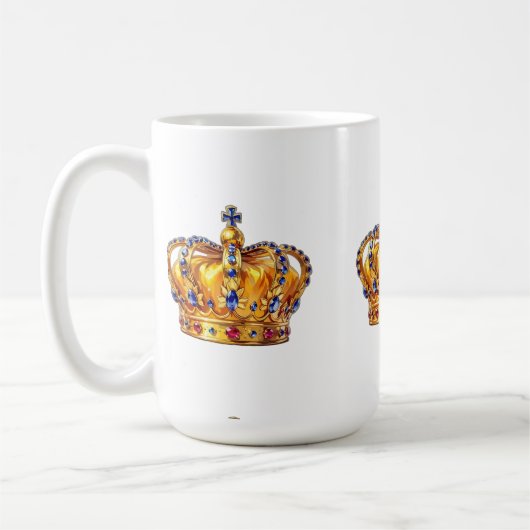 Royal golden crown コーヒーマグカップ (左)