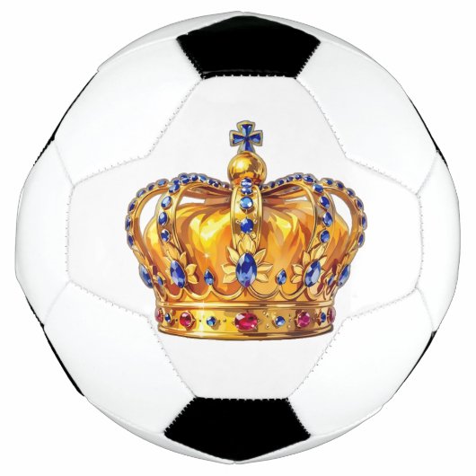 Royal golden crown サッカーボール (正面)