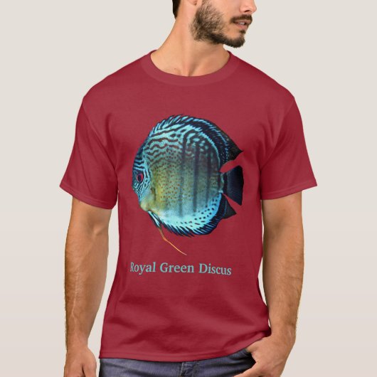 Royal Green Discus Tシャツ (正面)