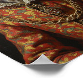 Royal Greyhound Portrait ポスター (角)