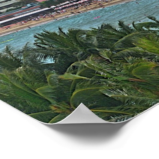 Royal Hawaiian Hotel, Honolulu, Hawai'i ポスター (角)