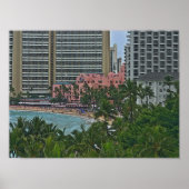 Royal Hawaiian Hotel, Honolulu, Hawai'i ポスター (正面)